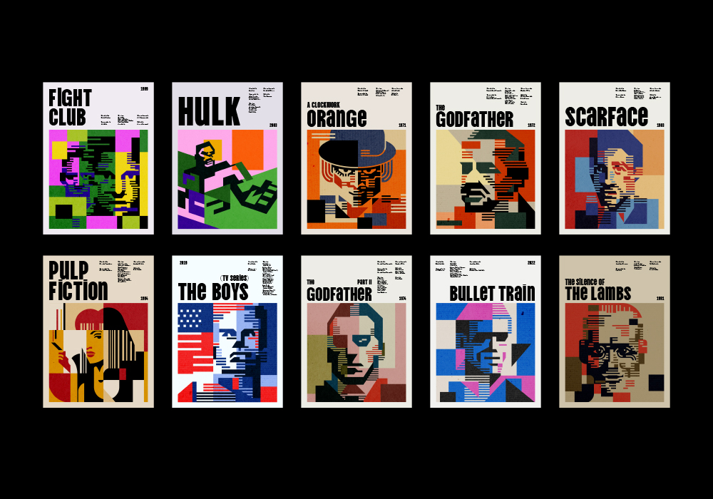 10 Movie Posters Pack